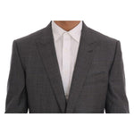 Dolce & Gabbana Gray Wool MARTINI Slim Blazer KOS1163-52