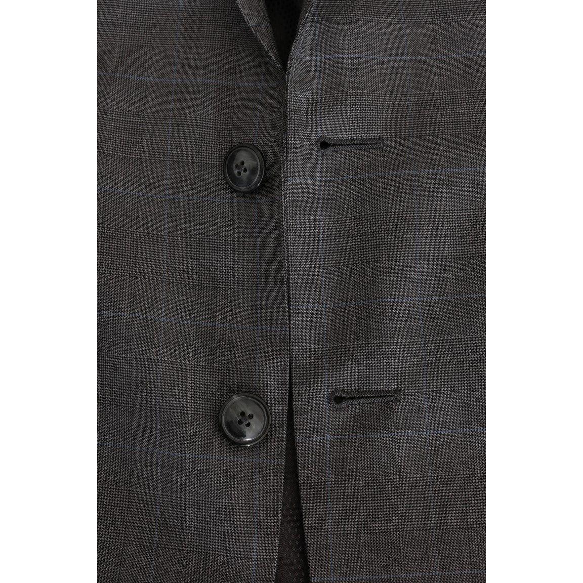 Dolce & Gabbana Gray Wool MARTINI Slim Blazer KOS1163-52