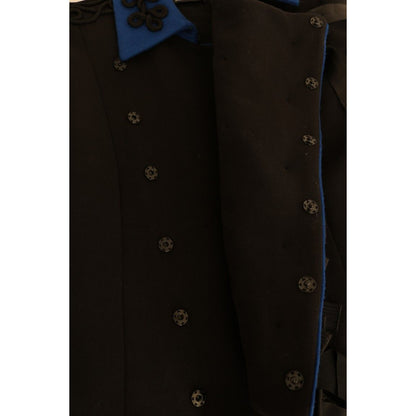 Dolce & Gabbana Black Wool Trench Jacket