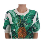 Dolce & Gabbana Pineapple Banana Sequins Crewneck Sweater TSH1752-5
