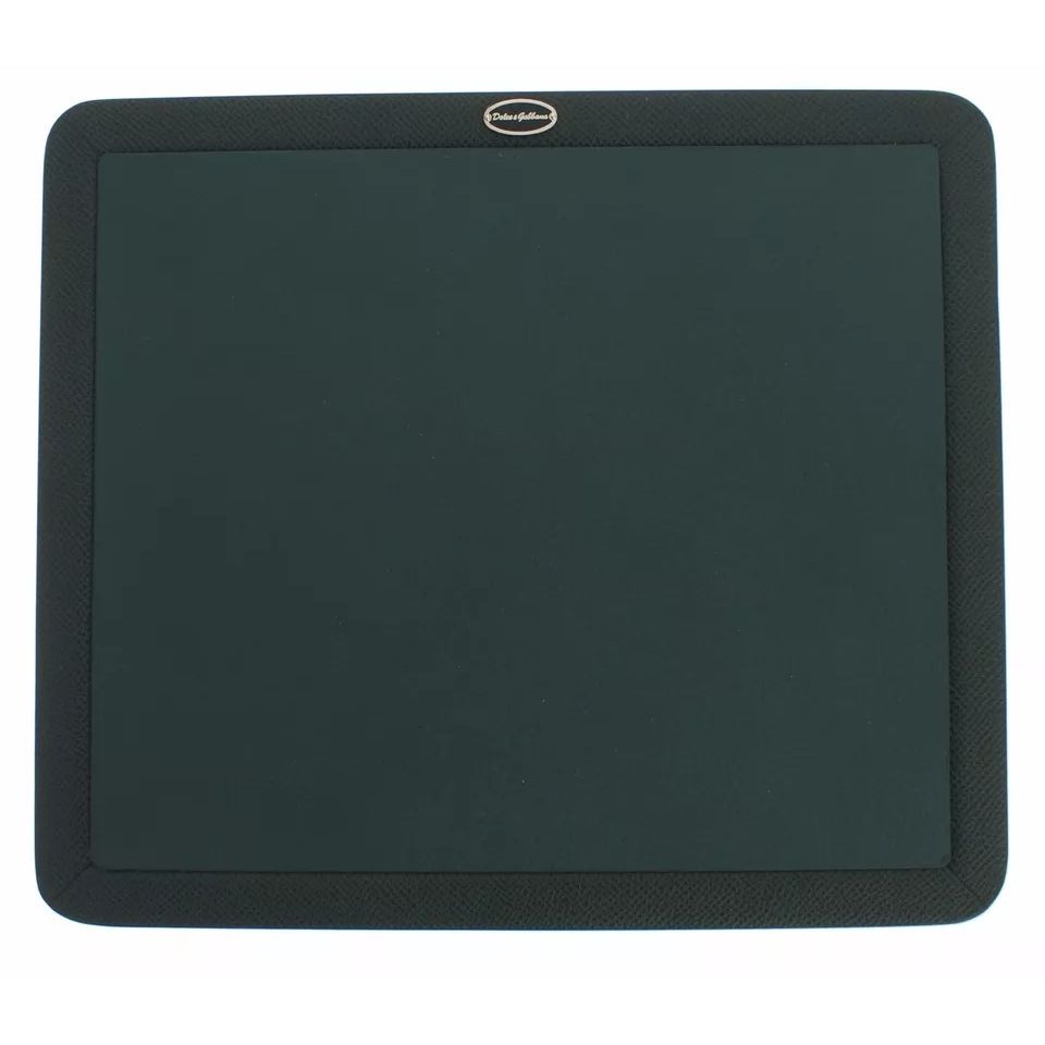 Dolce & Gabbana Green Leather Mouse Pad