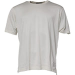 Dolce & Gabbana Off White Crew Neck Short Sleeve T-shirt TSH87256-52