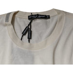 Dolce & Gabbana Off White Crew Neck Short Sleeve T-shirt TSH87256-52
