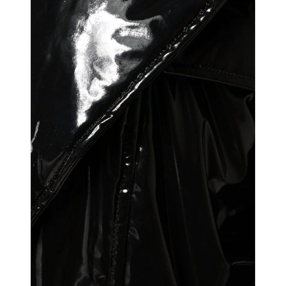 Dolce & Gabbana Black Polyester Button Down Blouson Jacket
