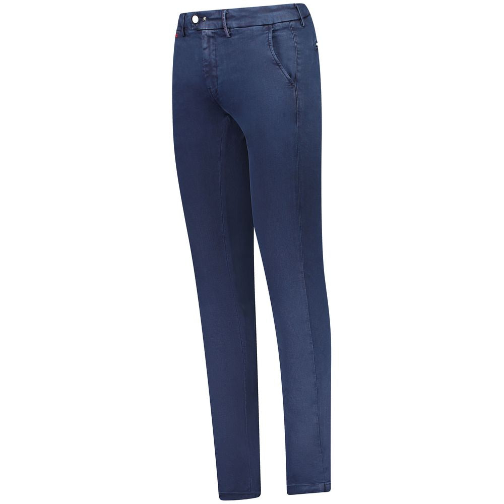 Tramarossa Blue Cotton Jeans & Pant TR-14410-W31