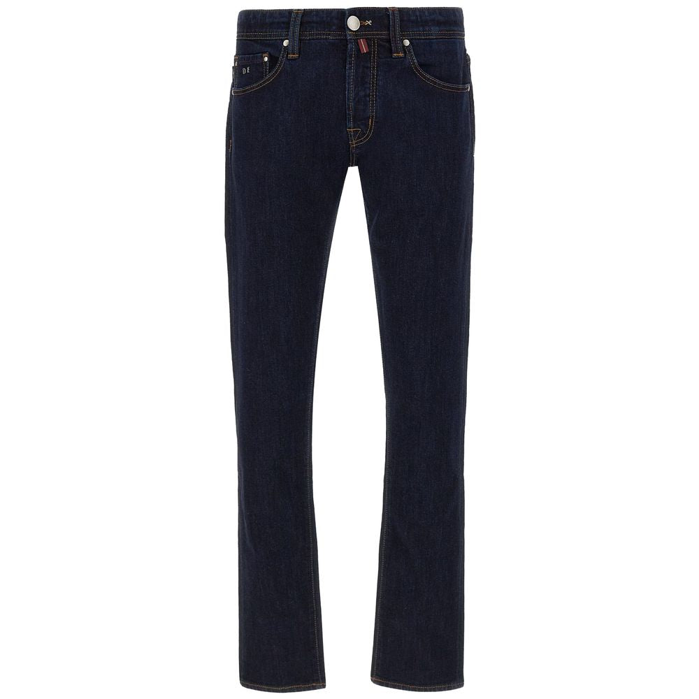 Tramarossa Blue Cotton Jeans Denim