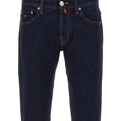 Tramarossa Blue Cotton Jeans Denim
