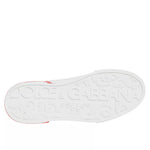 Dolce & Gabbana White Red Portofino Low Top Sneakers Shoes MV7464#4- 42.5