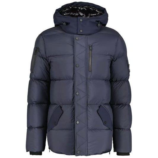 Moose Knuckles Blue Nylon Jacket MO-14450-XL