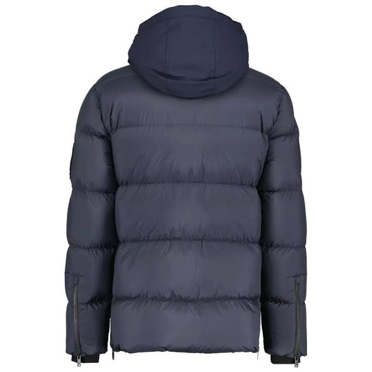 Moose Knuckles Blue Nylon Jacket MO-14450-XL