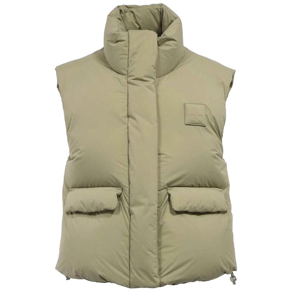 Moose Knuckles Green Nylon Vest MO-14452-XS