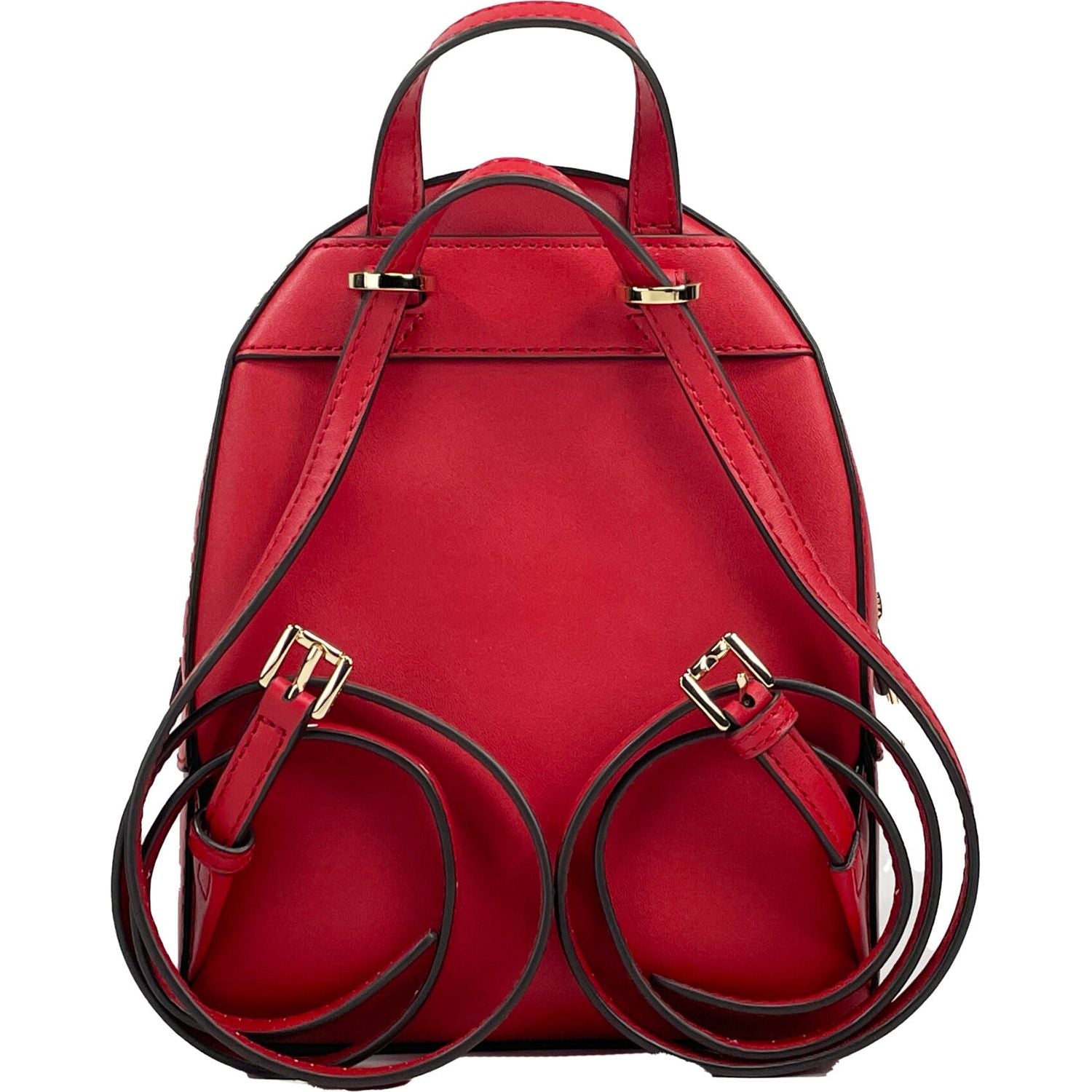 Front view with bag zipped and handles upright.