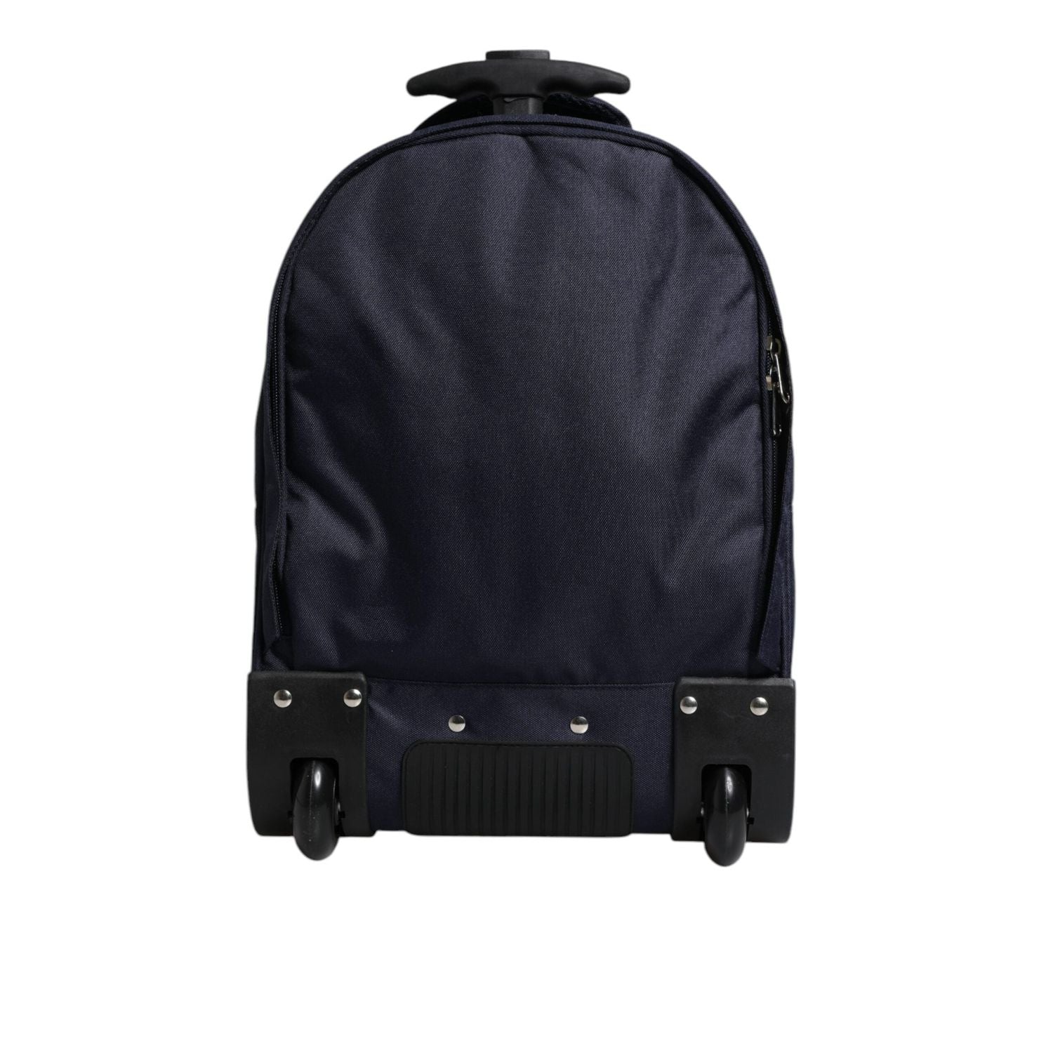Front view with bag zipped and handles upright.