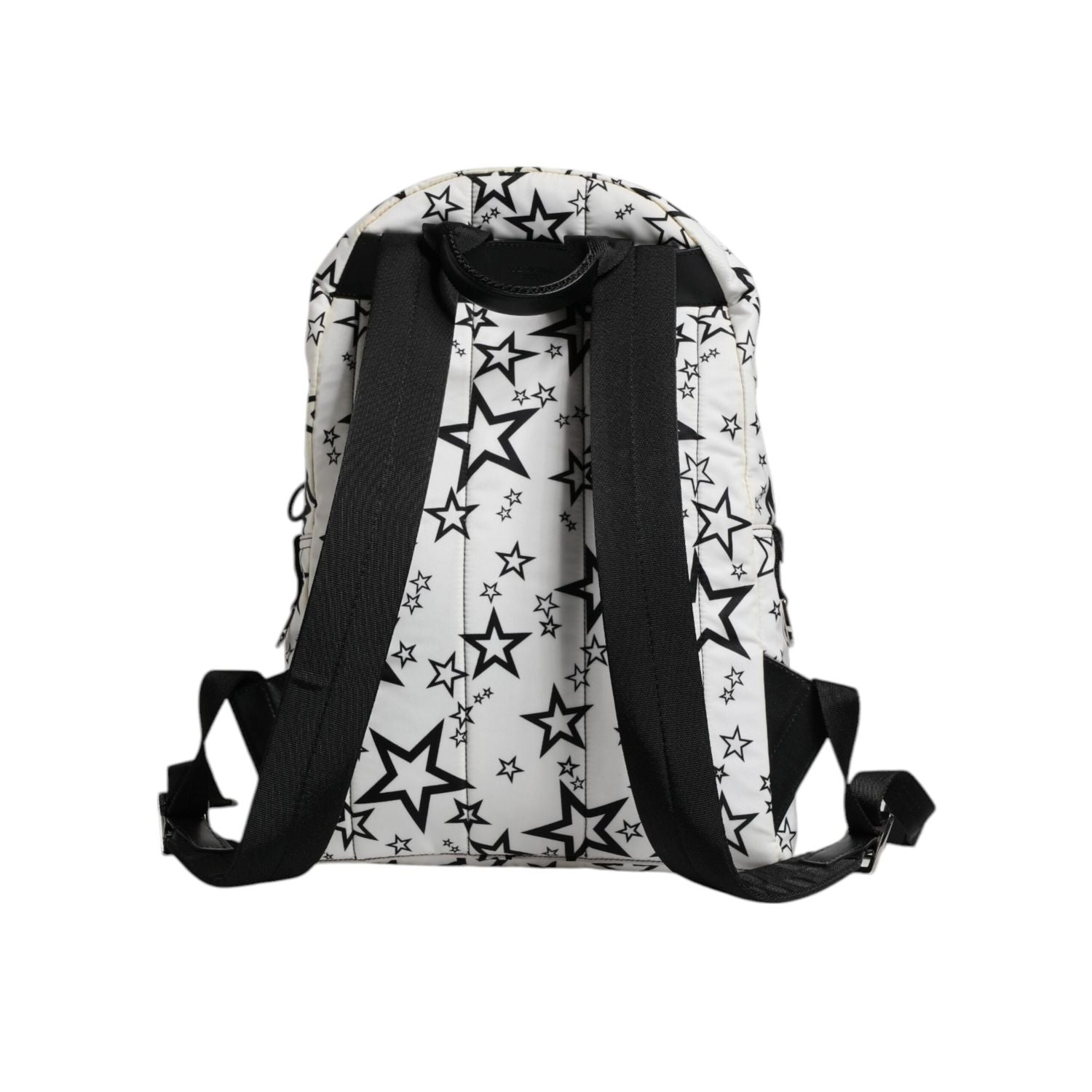 Front view with bag zipped and handles upright.