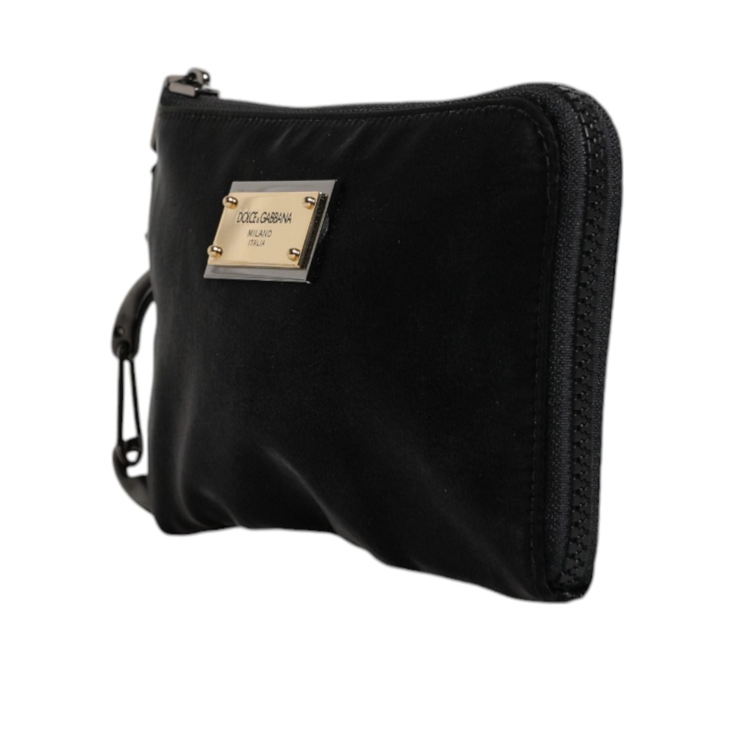 Front view with bag zipped and handles upright.