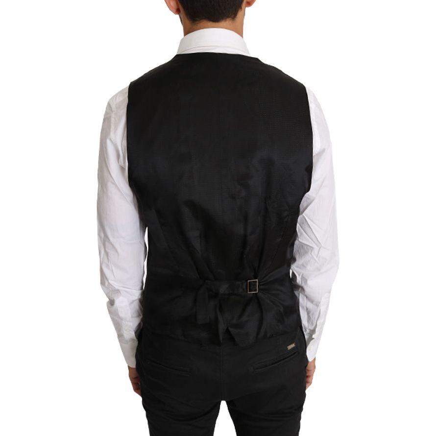 سترة صوف رمادية أنيقة بقصّة Slim Fit من Dolce &amp; Gabbana