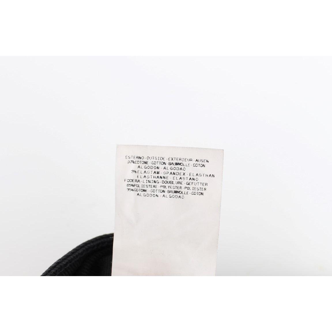 بنطلون جينز كافالي شيك سليم سكيني أسود