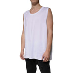 Dolce & Gabbana White Cotton Sleeveless Round Neck Tank T-shirt TSH87502-52