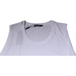 Dolce & Gabbana White Cotton Sleeveless Round Neck Tank T-shirt TSH87502-52