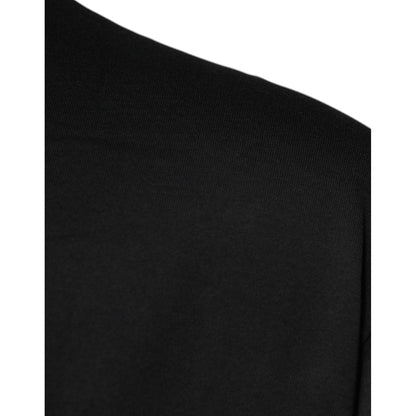 Dolce & Gabbana Black Logo Crew Neck Short Sleeves T-shirt