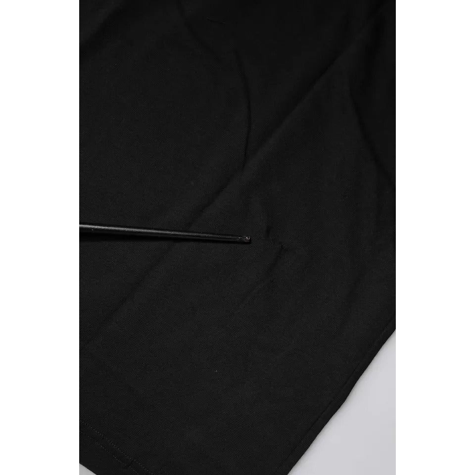 Dolce & Gabbana Black Logo Print Cotton Short Sleeve T-shirt TSH878464-46