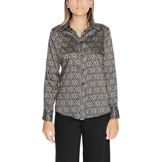 Rinascimento Black Polyester Shirt RI-14929300009-IT44|L