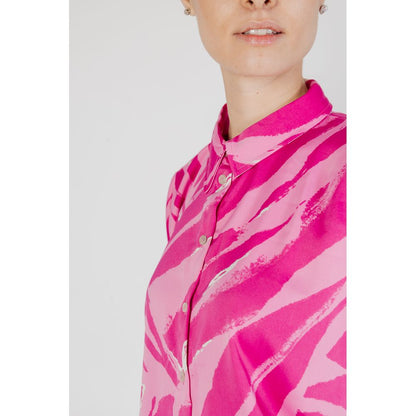 Only Pink Polyester Blouse