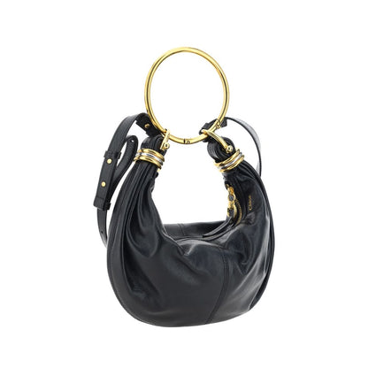 Chloé Black Calf Leather Bos Taurus Handbag