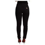 Dolce & Gabbana Black Cotton Stretch Skinny Denim Jeans PAN71883-38