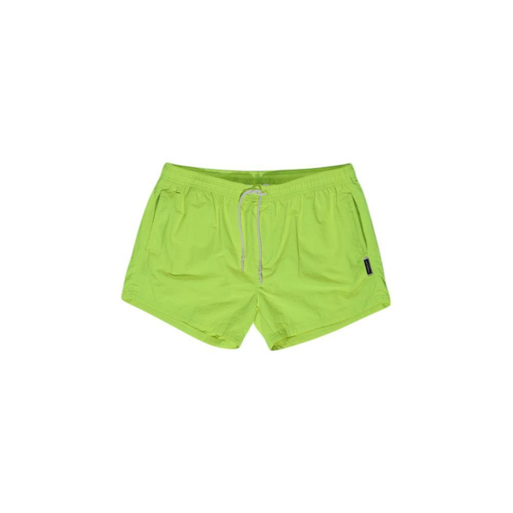 Hamaki-Ho Yellow Polyester Swim Short HA-15940000695-IT52 | XL