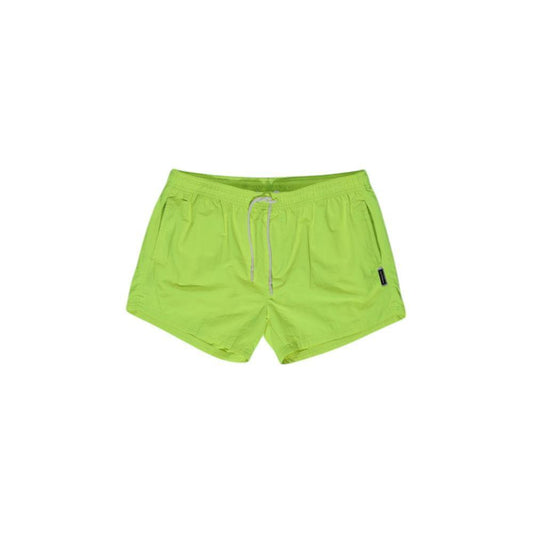 Hamaki-Ho Yellow Polyester Swim Short