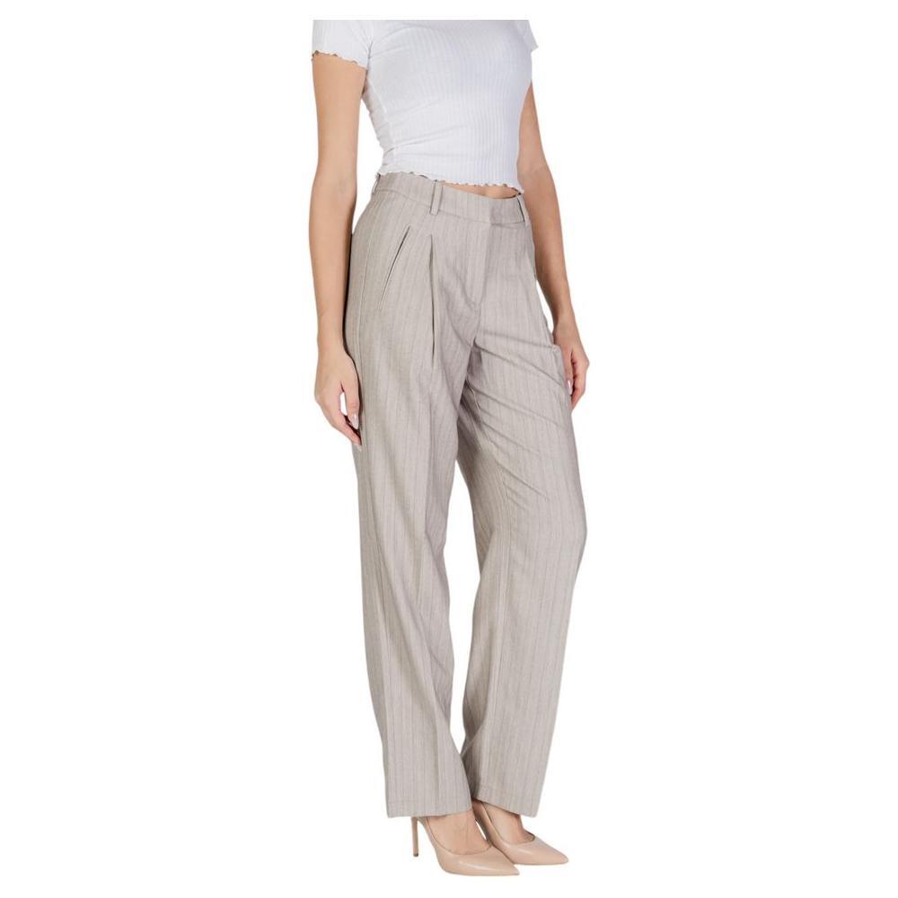 Vero Moda Gray Polyester Jeans & Pant