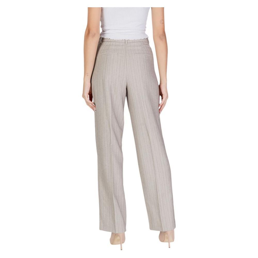 Vero Moda Gray Polyester Jeans & Pant