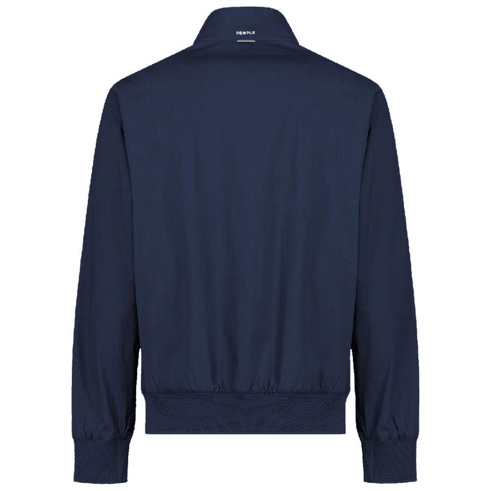 People Of Shibuya Blue Cotton Jacket PE-14510-IT46 | S