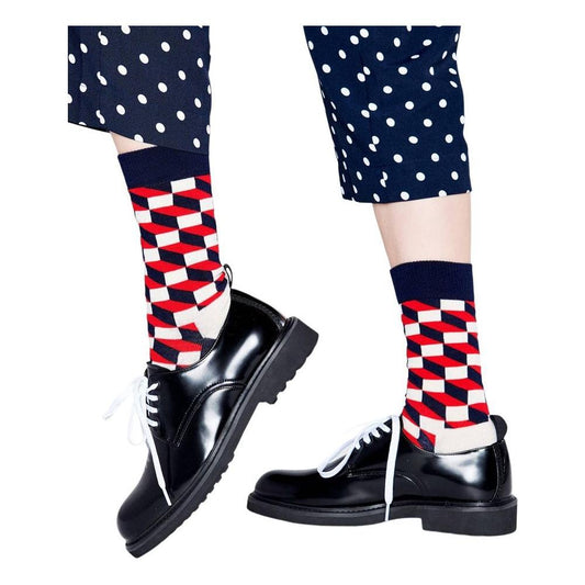 Happy Socks Blue Cotton Tights & Sock