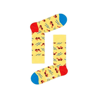 Happy Socks Yellow Cotton Sock