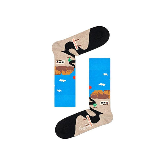 Happy Socks Blue Cotton Sock HA-11396200132-36-40