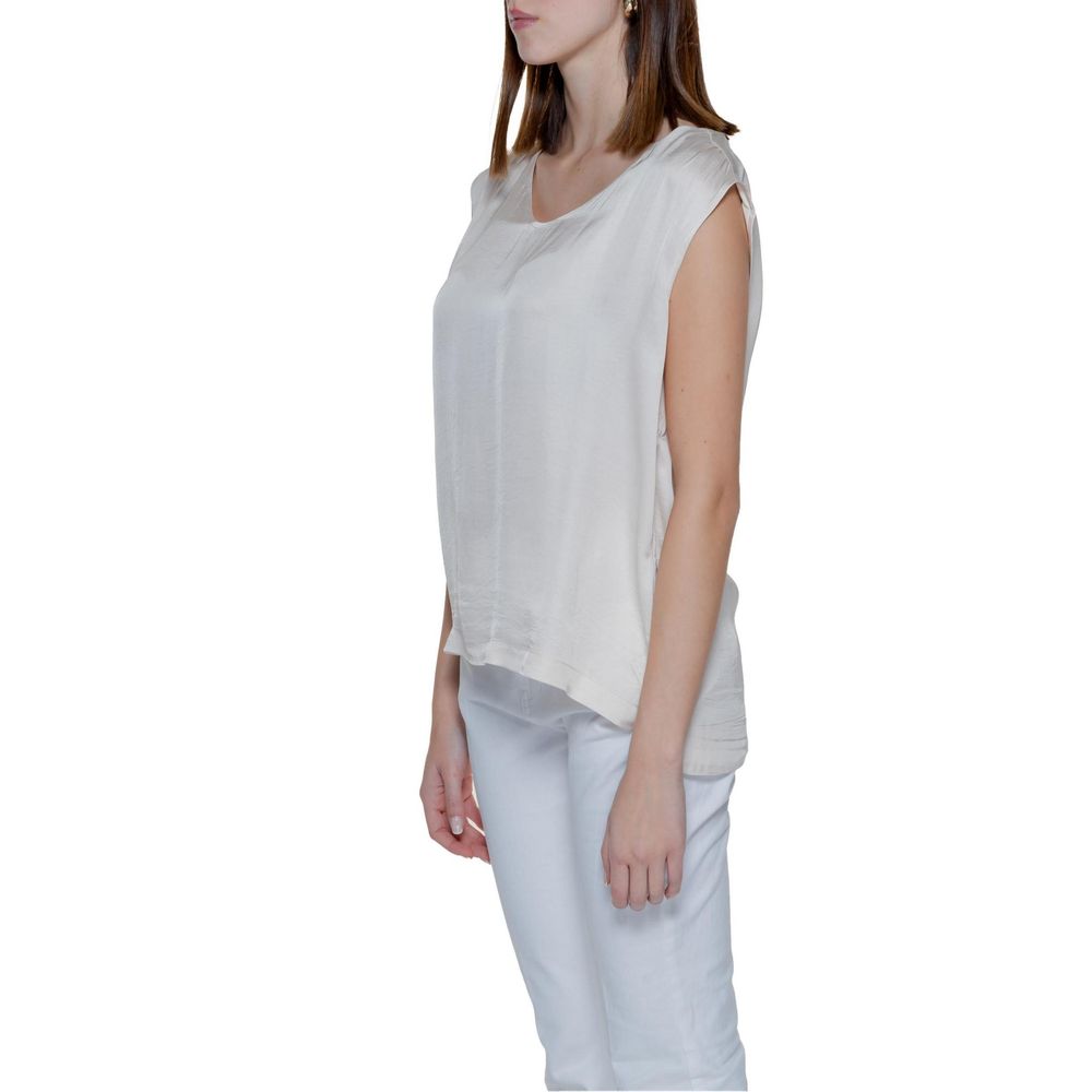 Street One Cream Viscose Blouse