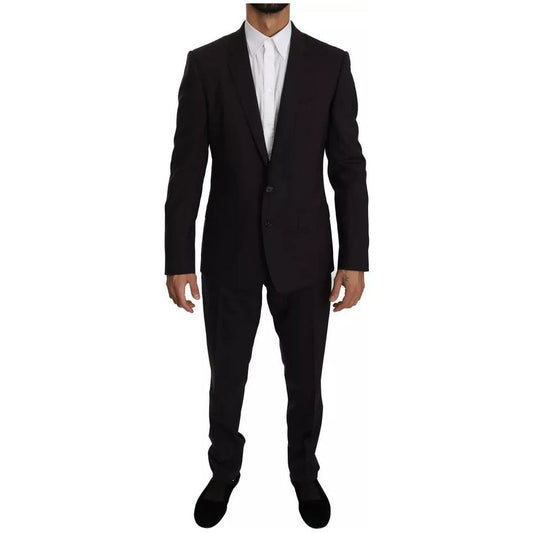 Dolce & Gabbana Purple Wool Stretch 2 Piece MARTINI Suit 1728,67345645728,Clothing,Dolce & Gabbana,IT50 | L,Material: 97% Virgin Wool 3% Elastane,Men,Men - Clothing,New with tags,Purple,Suits - Men - Clothing Dolce & Gabbana KOS1606-50