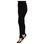 Dolce & Gabbana Black High Waist Stretch Pants Tights PAN71995-44