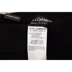 Dolce & Gabbana Black High Waist Stretch Pants Tights PAN71995-44