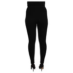 Dolce & Gabbana Black High Waist Stretch Pants Tights PAN71995-44