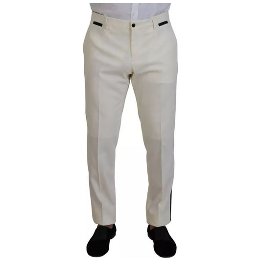 Dolce & Gabbana White Double Breasted 2 Piece SICILIA Suit