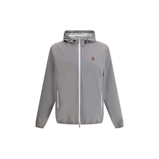 Brunello Cucinelli Waterproof Jacket with hood BR-MM49A7440GC1704-XXL