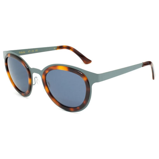 LGR Blue Stainless Steel Sunglasses