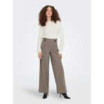 Jacqueline De Yong Gray Polyester Pant JA-7869300147-L/34
