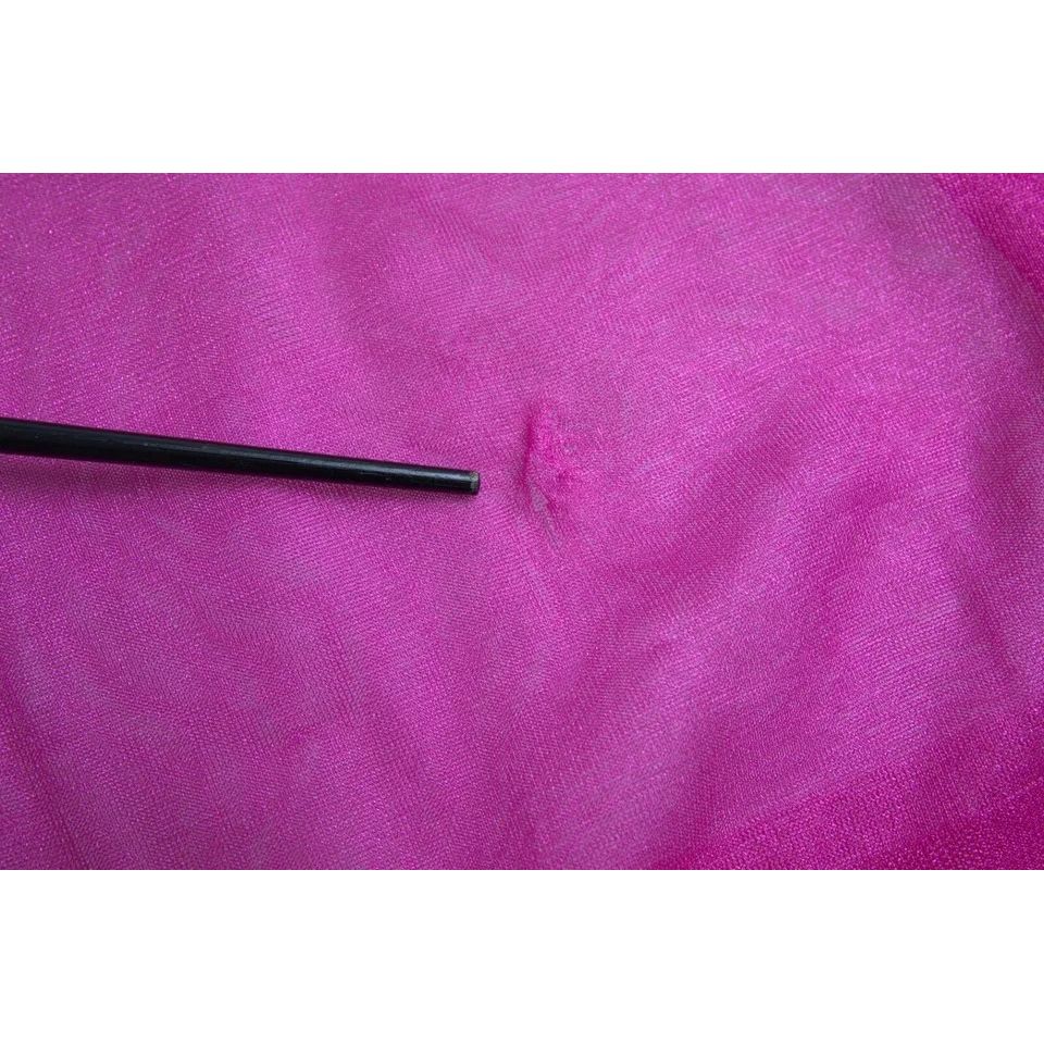 Dolce & Gabbana Pink Sheer Long Sleeves Crewneck Top Blouse