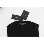 Dolce & Gabbana Black Sleeveless Crewneck Vest Pullover SIG13359-2