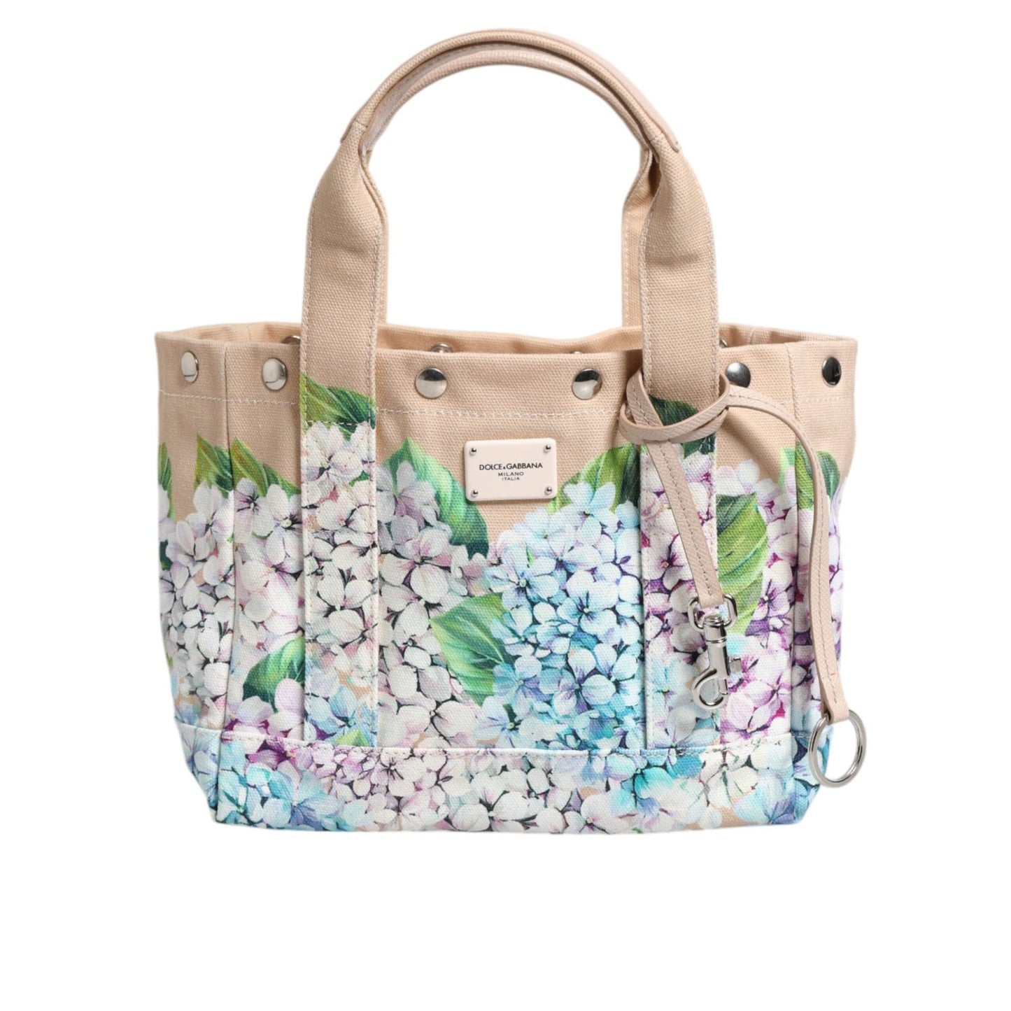 Dolce & Gabbana Multicolor Floral Canvas TANIA Top Handle Tote Borse Bag