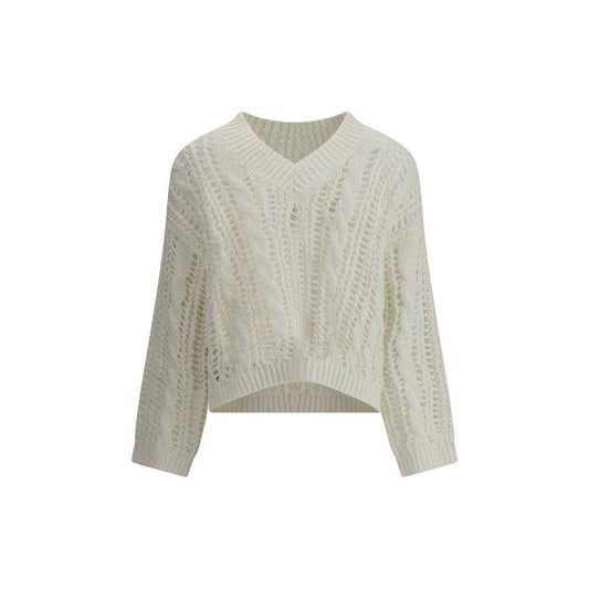 Brunello Cucinelli Lace-knit Sweater BR-M3Y351812C2723-L